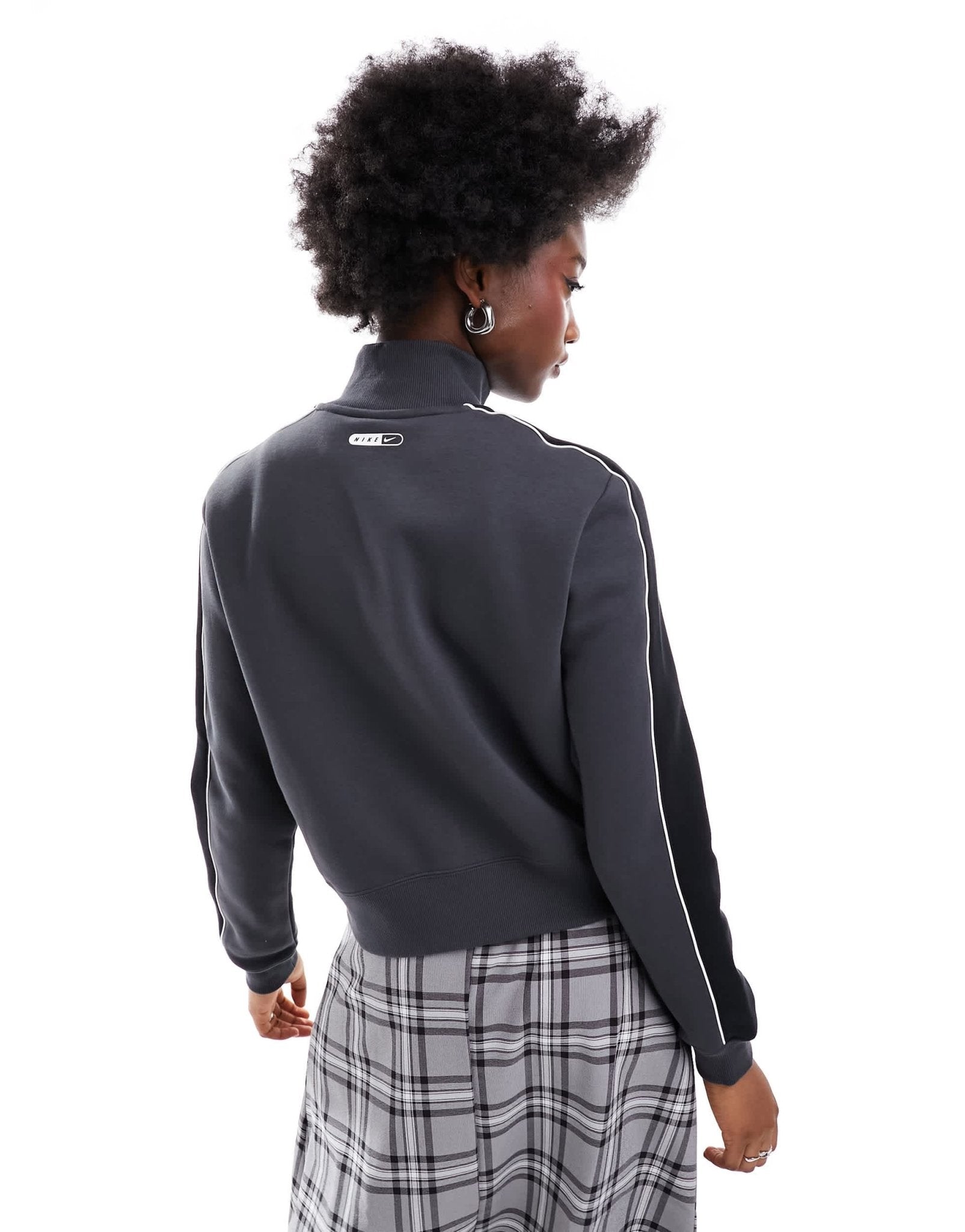 Nike Streetwear track fleece jacket in dark grey - ASOS Sample Sale EU Store