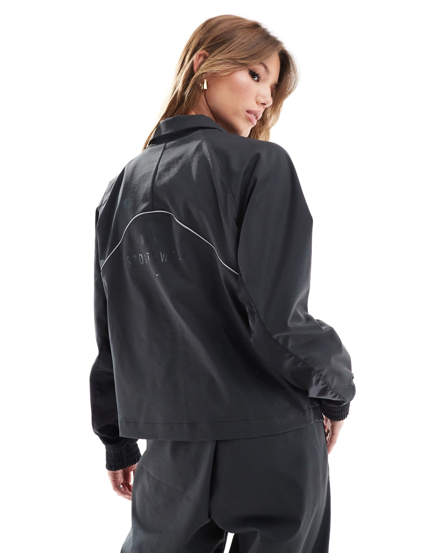 Nike Streetwear woven jacket in black - ASOS Sample Sale EU Store