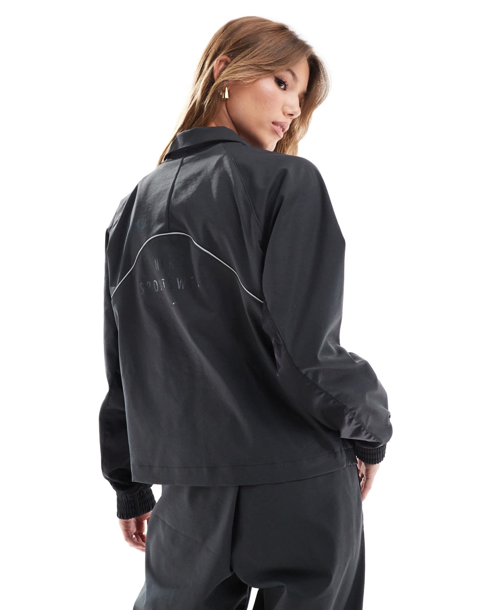 Nike Streetwear woven jacket in black - ASOS Sample Sale EU Store