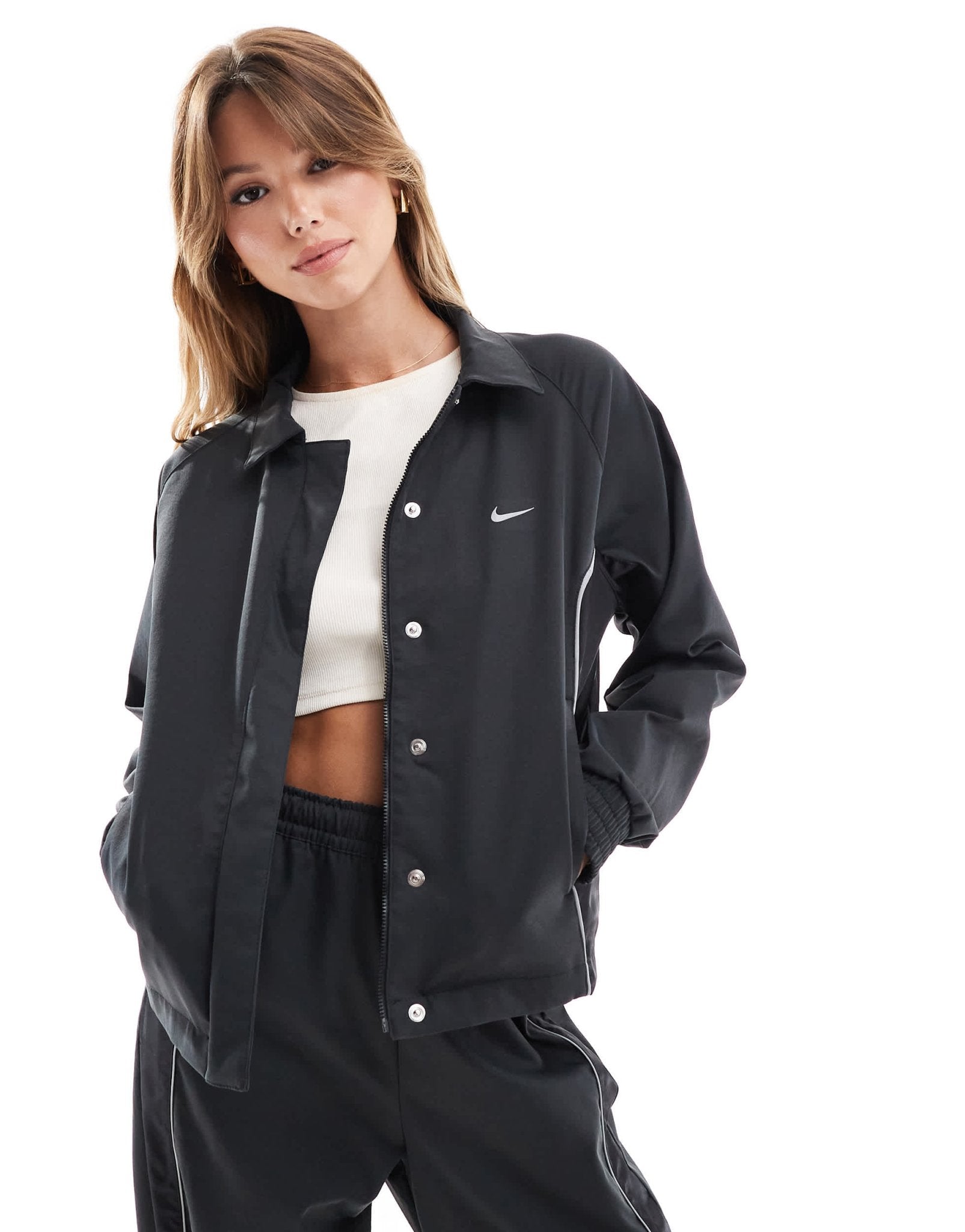 Nike Streetwear woven jacket in black - ASOS Sample Sale EU Store