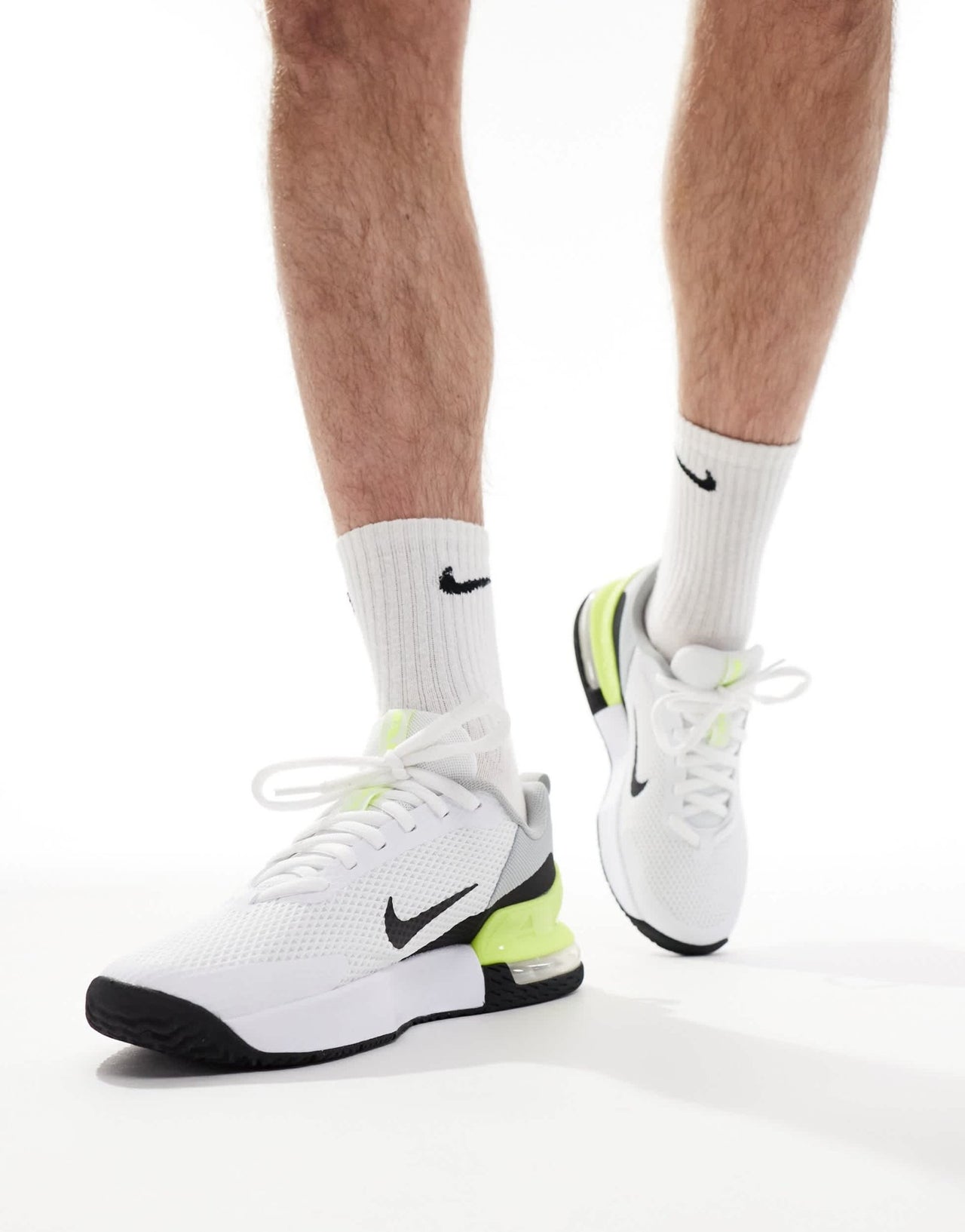 Nike Training Air Max Alpha 6 trainers in white and green - ASOS Sample Sale EU Store