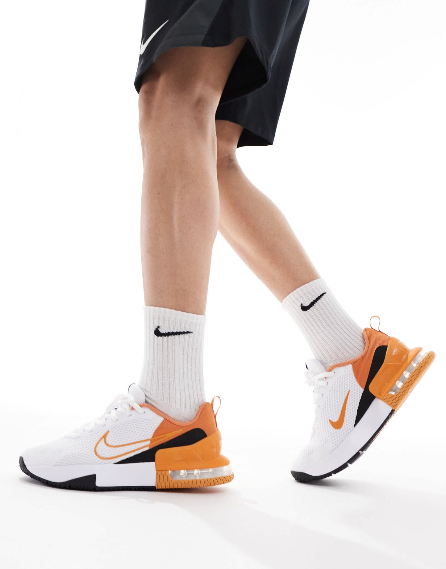 Nike Training Air Max Alpha 6 trainers in white and orange - ASOS Sample Sale EU Store
