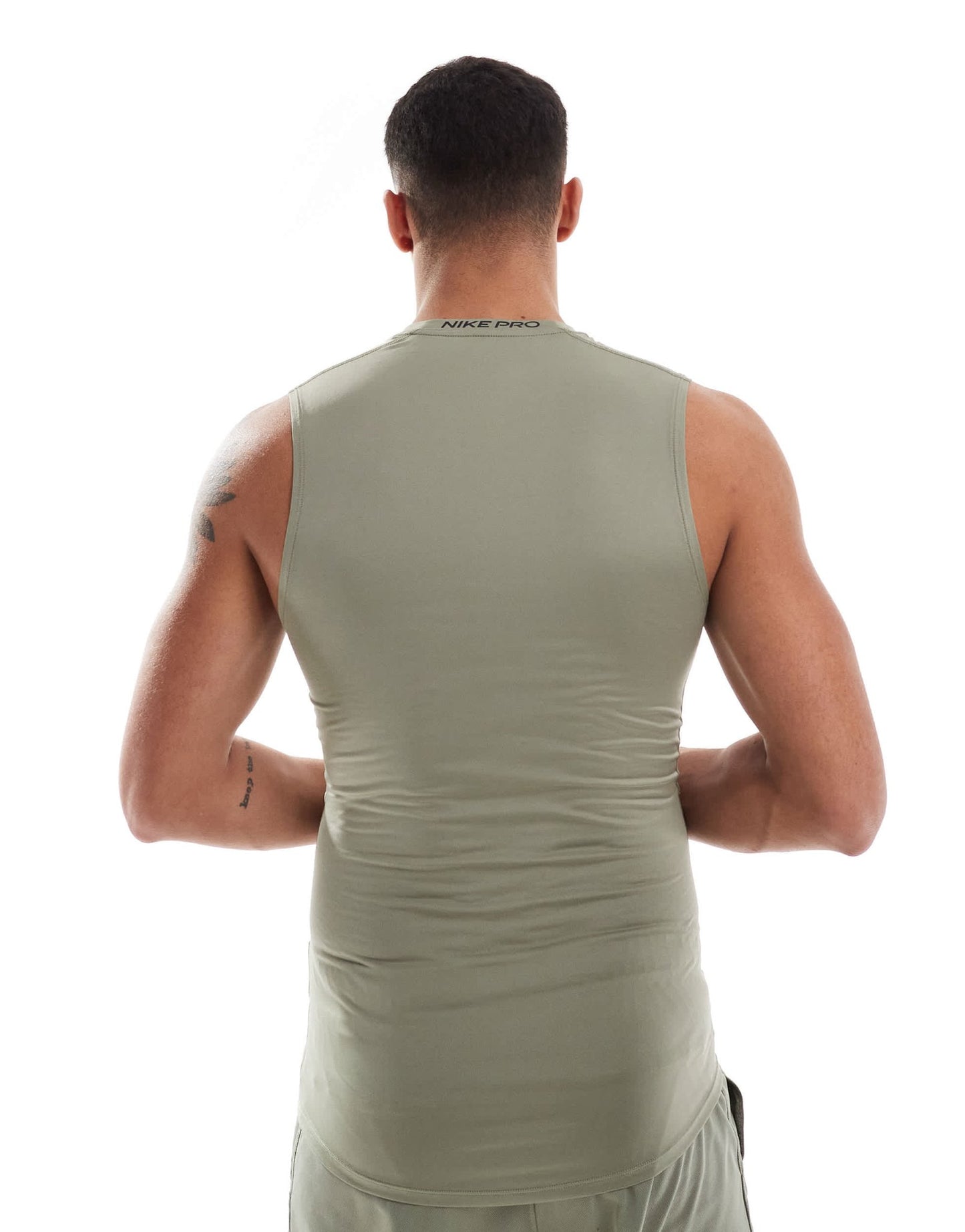 Nike Training Dri - FIT muscle fit vest in khaki - ASOS Sample Sale EU Store