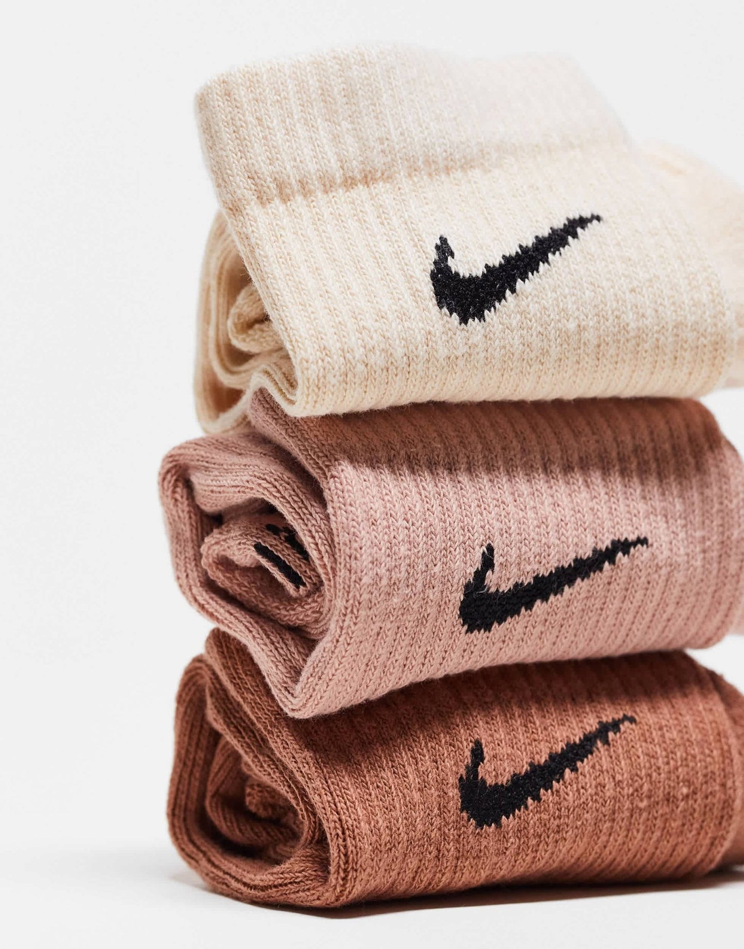 Nike Training Everyday Plus Cushioned 3 pack crew sock in brown and beige - ASOS Sample Sale EU Store