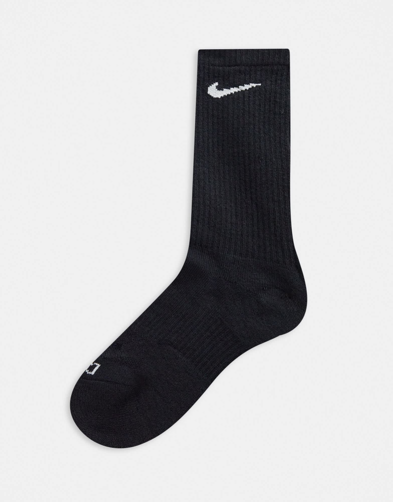Nike Training Everyday Plus Cushioned 6 pack crew sock in black - ASOS Sample Sale EU Store