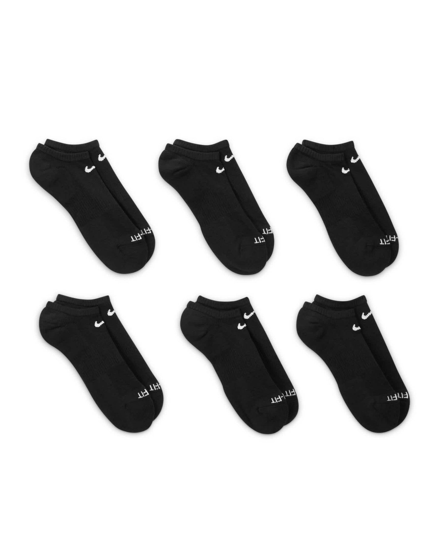 Nike Training Everyday Plus Cushioned 6 pack trainer sock in black - ASOS Sample Sale EU Store