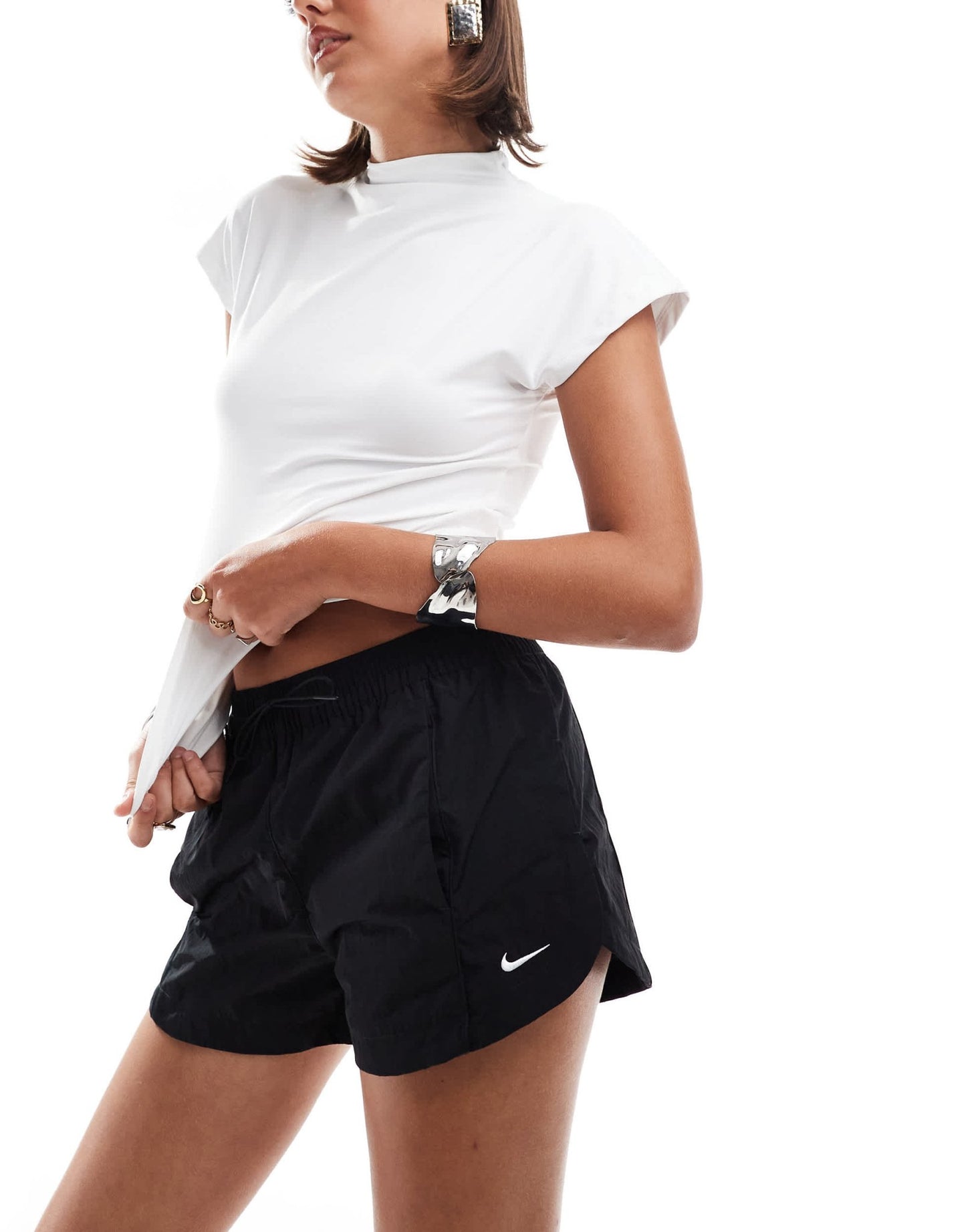 Nike Wind Runner 2inch woven shorts in black - ASOS Sample Sale EU Store