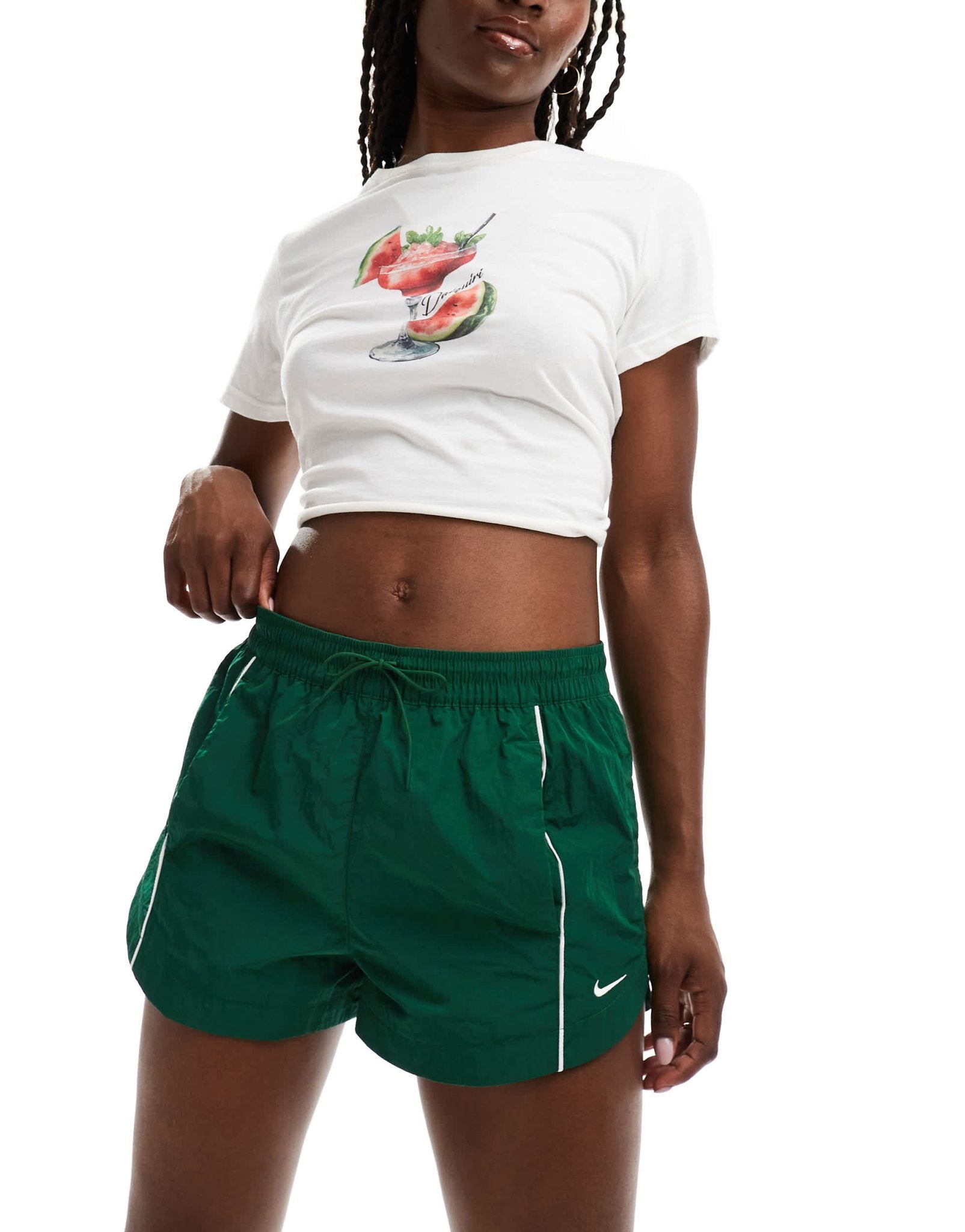Nike Windrunner woven shorts in green - ASOS Sample Sale EU Store
