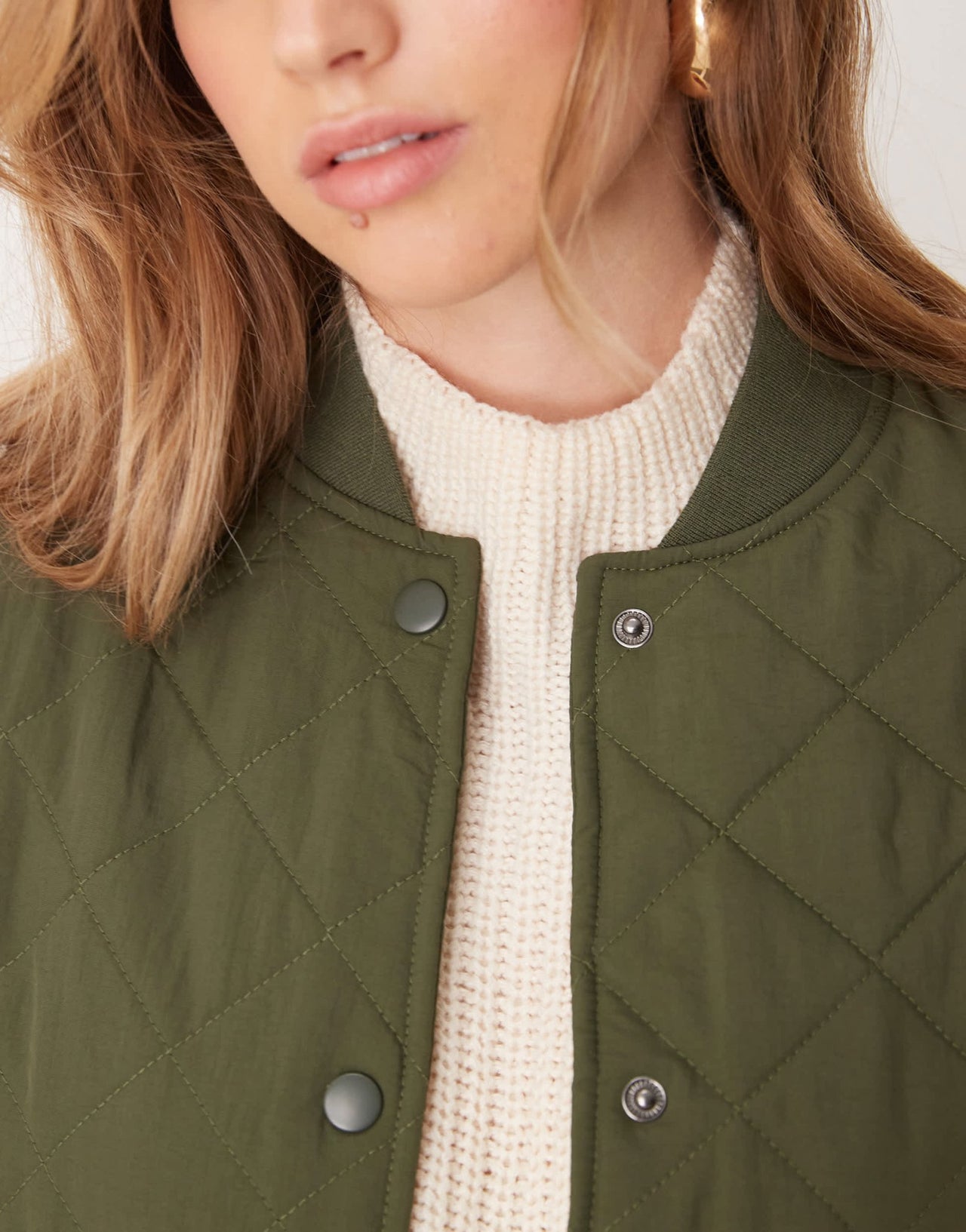 Nobody's Child Bailey bomber jacket in khaki - ASOS Sample Sale EU Store