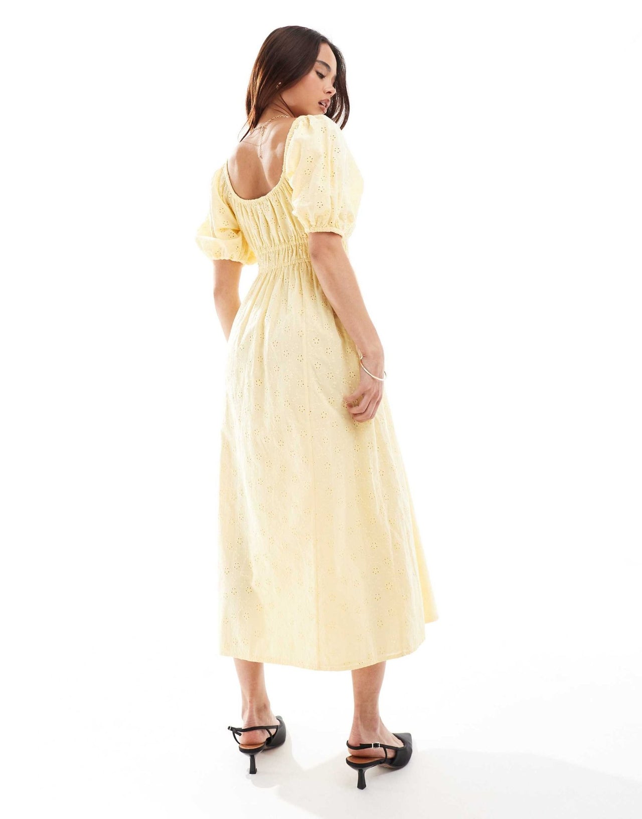Nobody's Child Evelyn midaxi dress in yellow - ASOS Sample Sale EU Store