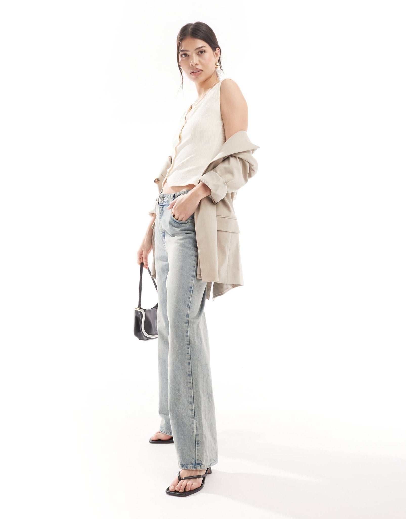Nobody's Child Miles top in cream - ASOS Sample Sale EU Store