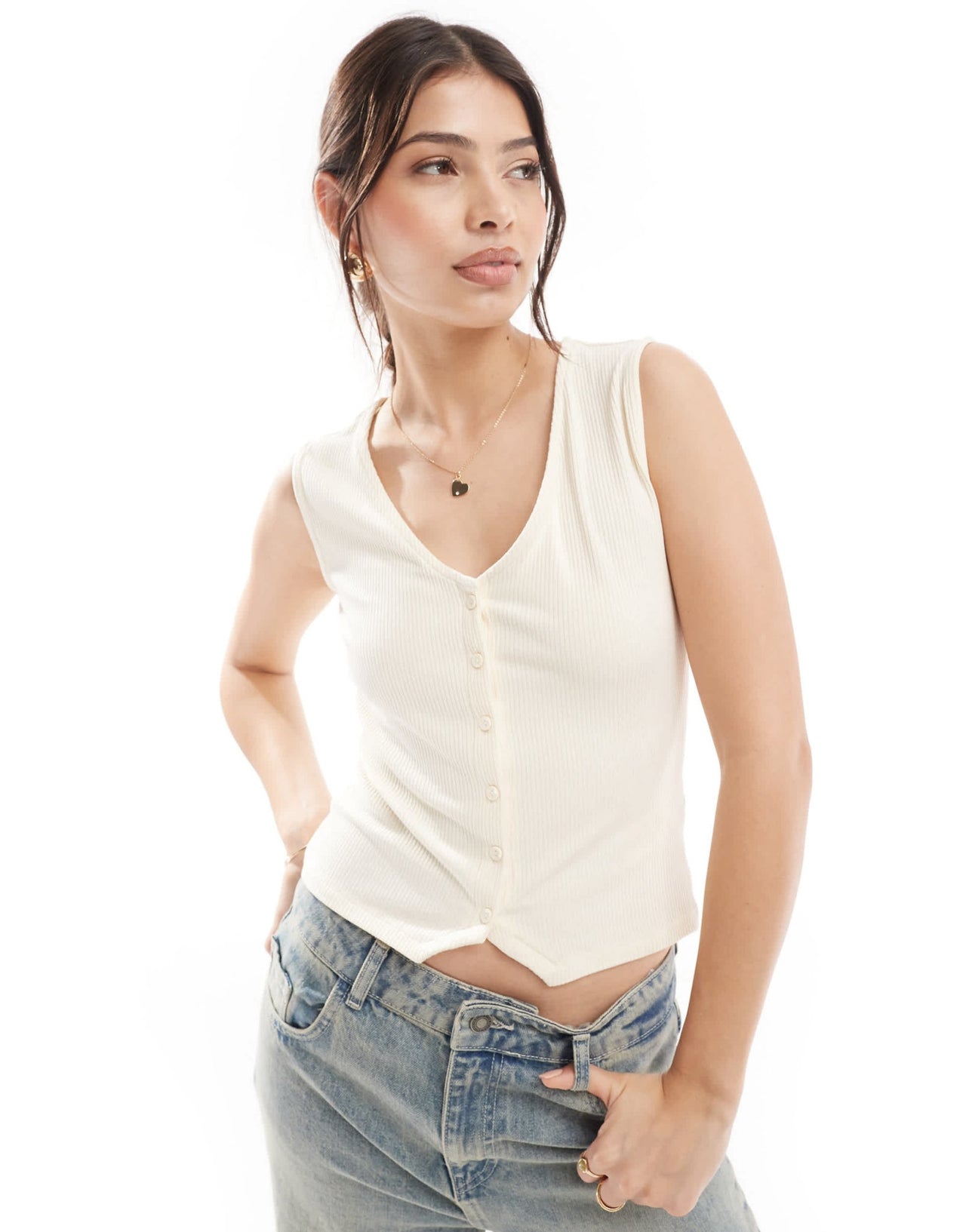 Nobody's Child Miles top in cream - ASOS Sample Sale EU Store