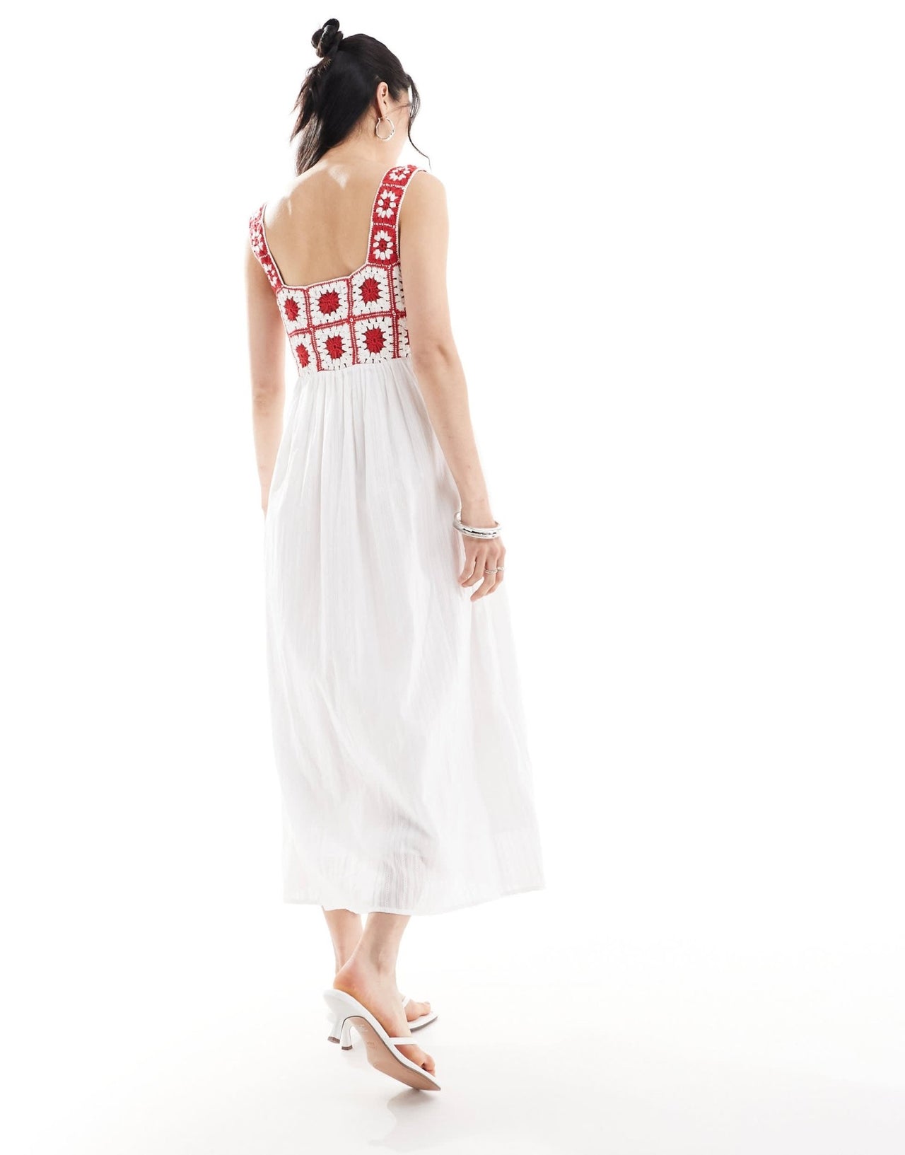 Nobody's Child Paola midi dress in multi print - ASOS Sample Sale EU Store