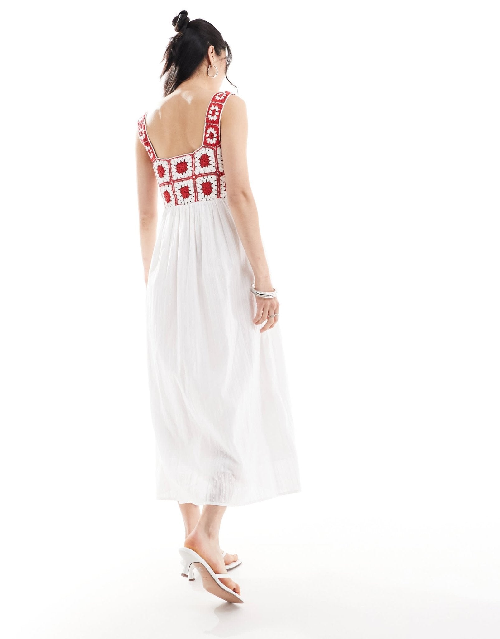 Nobody's Child Paola midi dress in multi print - ASOS Sample Sale EU Store