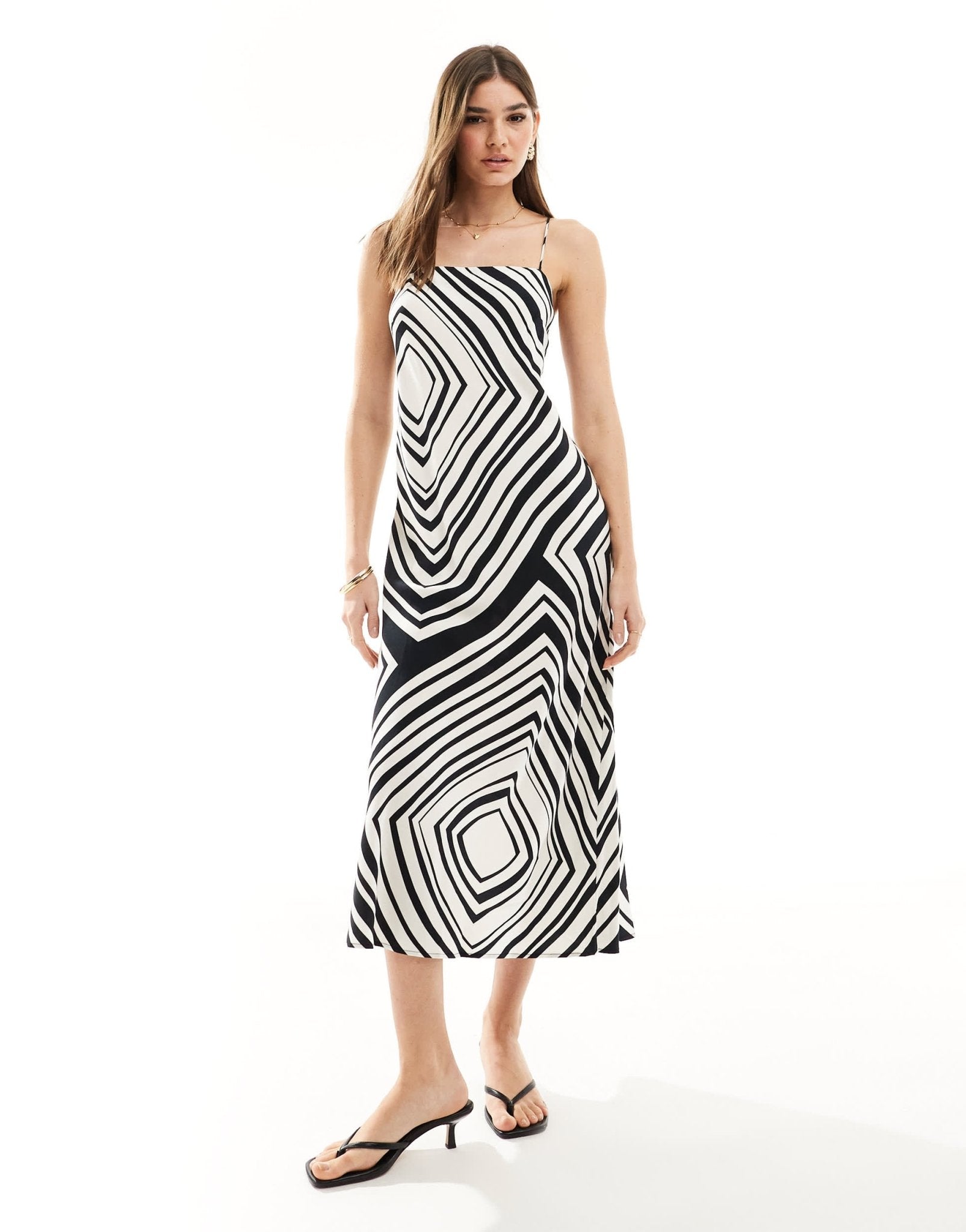 Nobody's Child Ruthie cami smock dress in geo print - ASOS Sample Sale EU Store