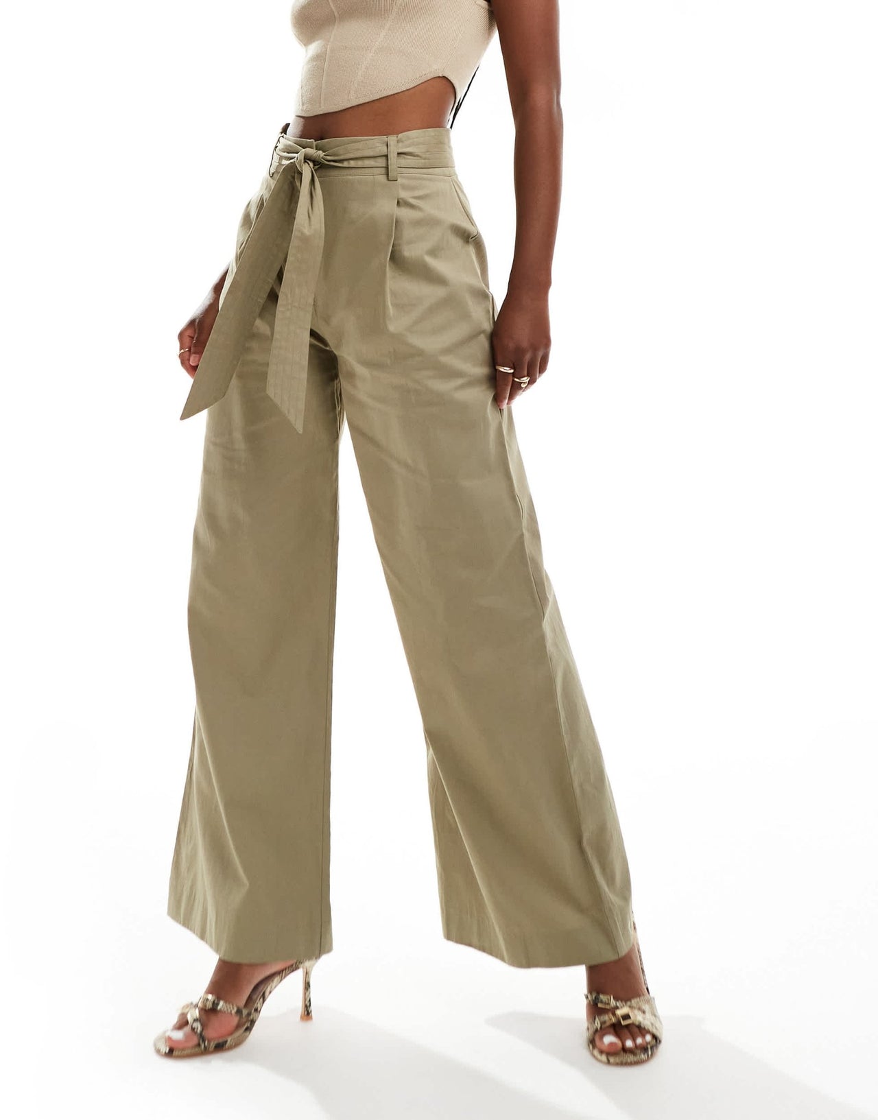 Nobody's Child Stevie trouser in green - ASOS Sample Sale EU Store