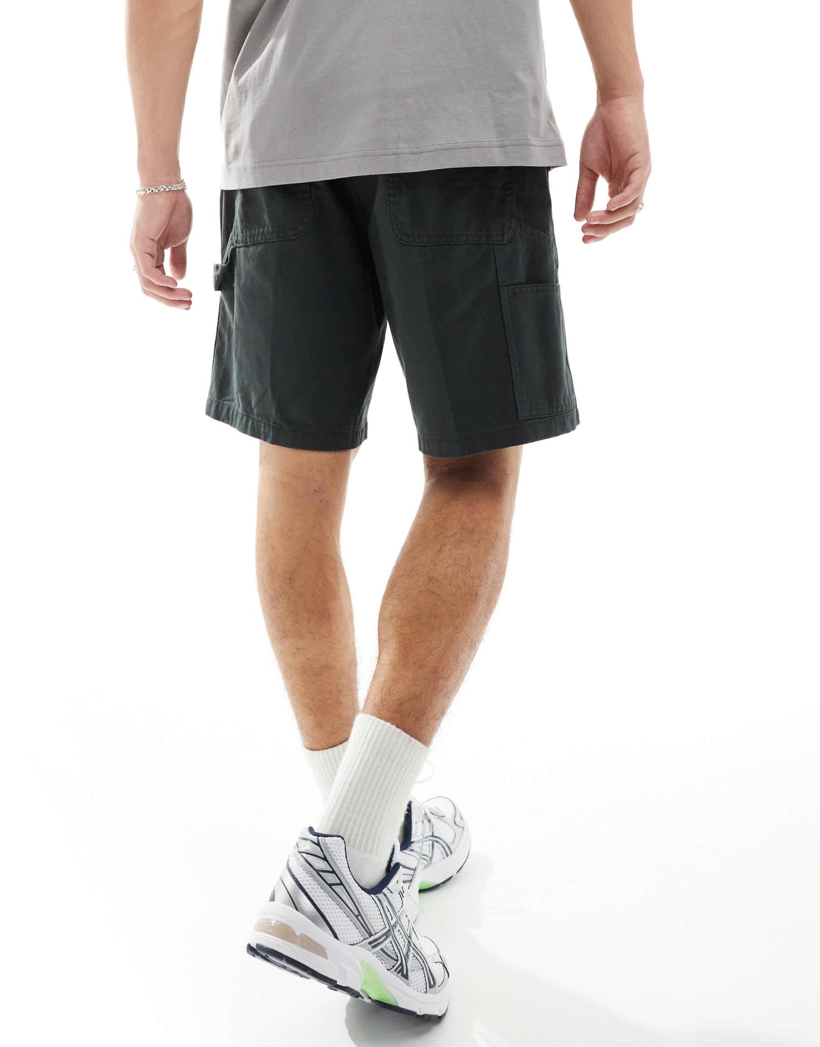 Obey big timer twill carpenter short in black - ASOS Sample Sale EU Store