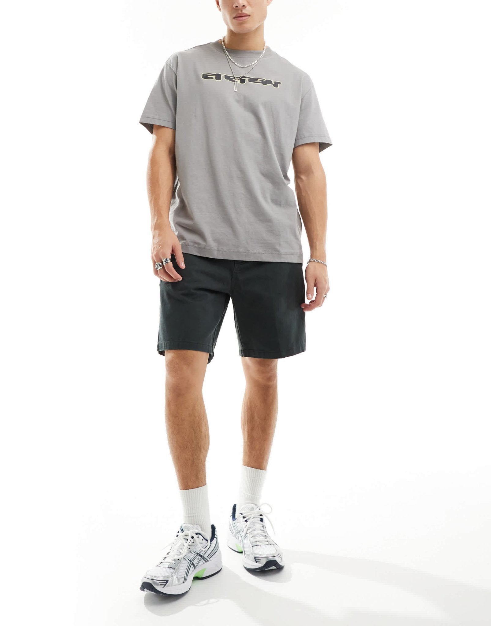 Obey big timer twill carpenter short in black - ASOS Sample Sale EU Store