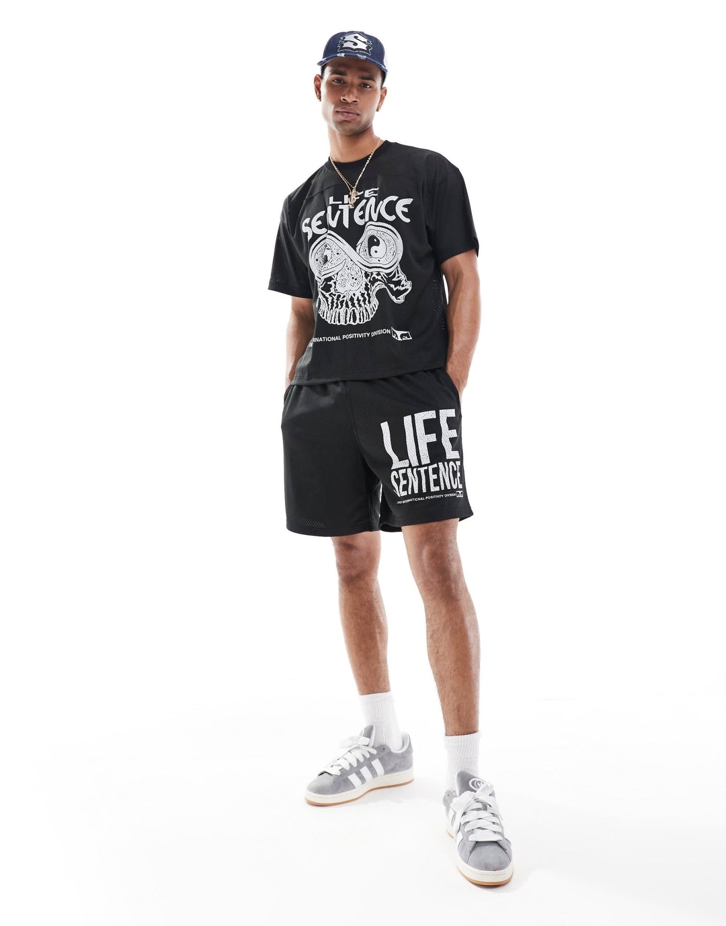 Obey co - ord graphic mesh shorts in black - ASOS Sample Sale EU Store