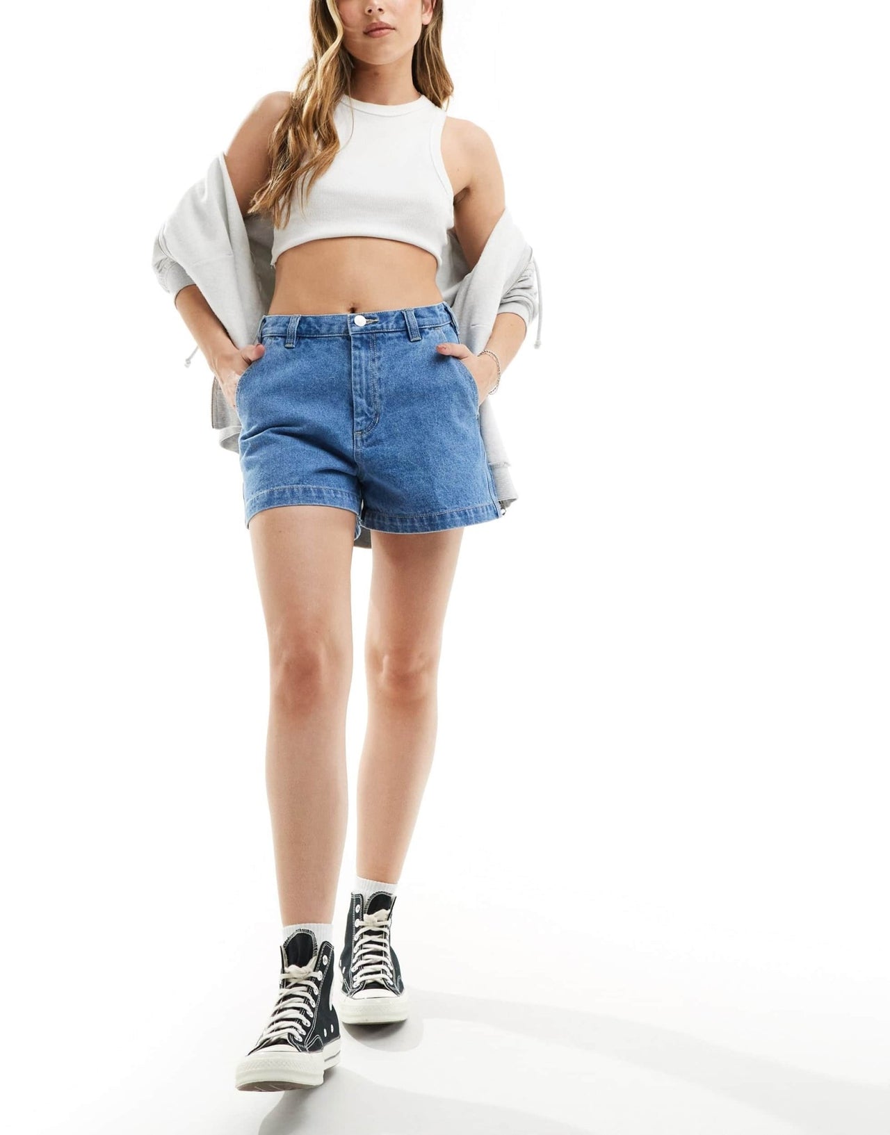 Obey denim shorts in mid blue - ASOS Sample Sale EU Store