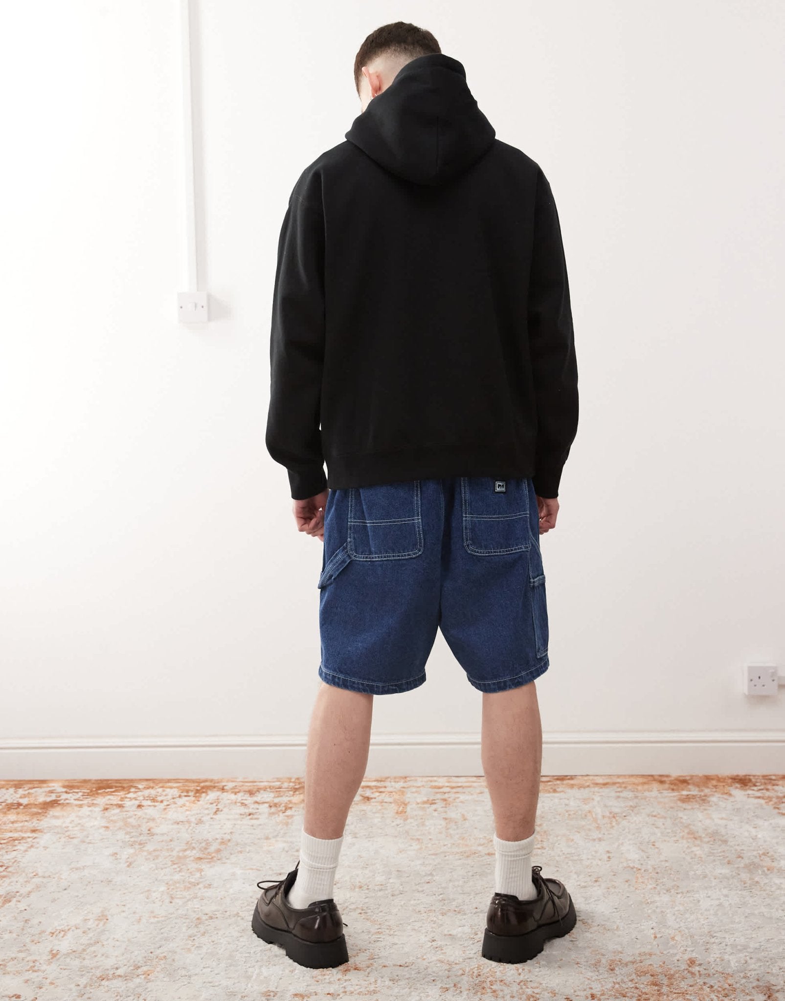 Obey easy denim carpenter short in stone wash indigo - ASOS Sample Sale EU Store