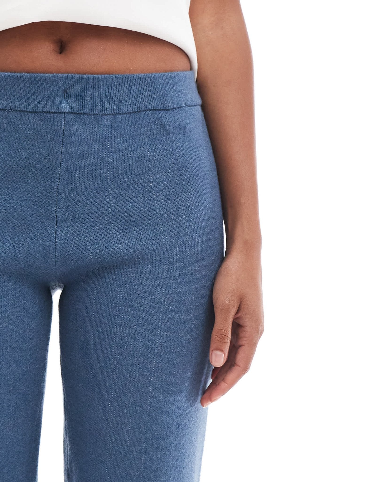 Object knitted trouser co - ord in blue - ASOS Sample Sale EU Store