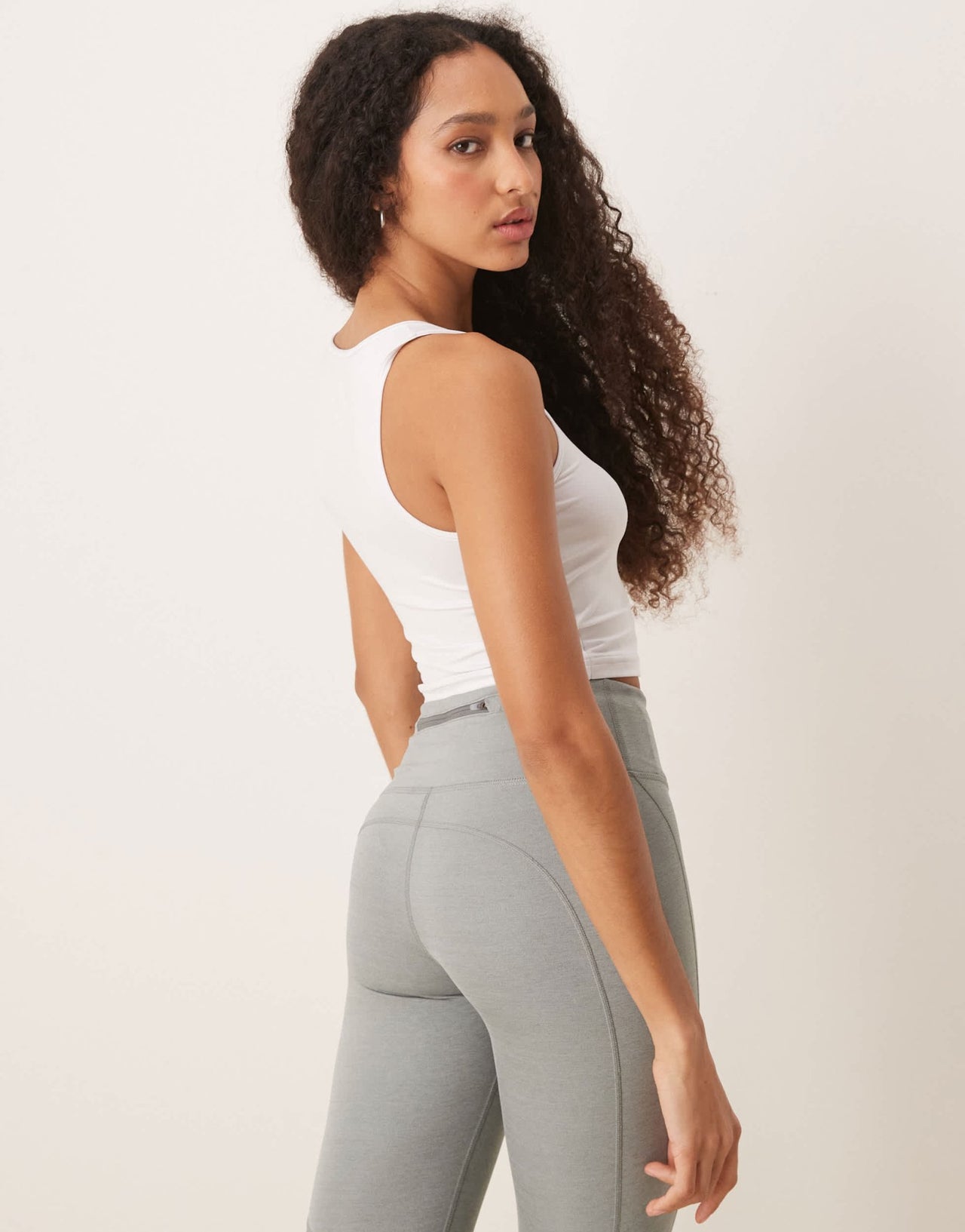ON Studio cut - out gym top in white - ASOS Sample Sale EU Store