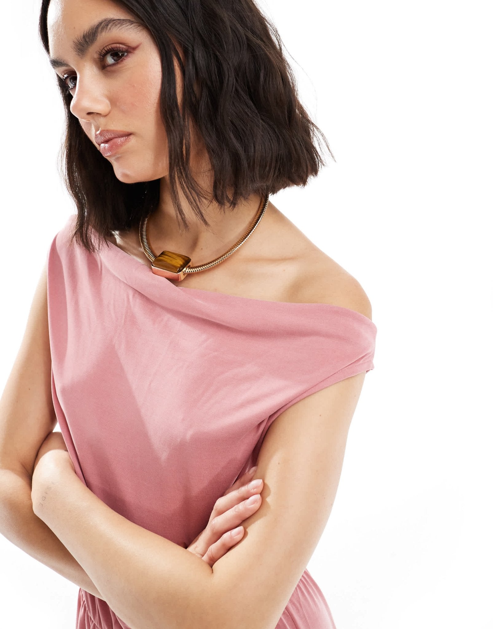 ONLY slinky jumpsuit in dusty pink - ASOS Sample Sale EU Store