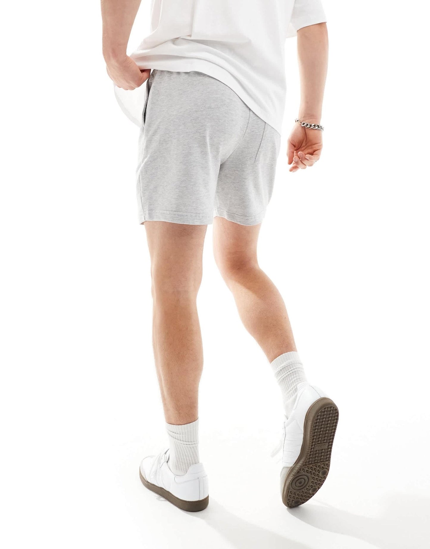 ONLY & SONS loose fit sweat short in grey melange - ASOS Sample Sale EU Store