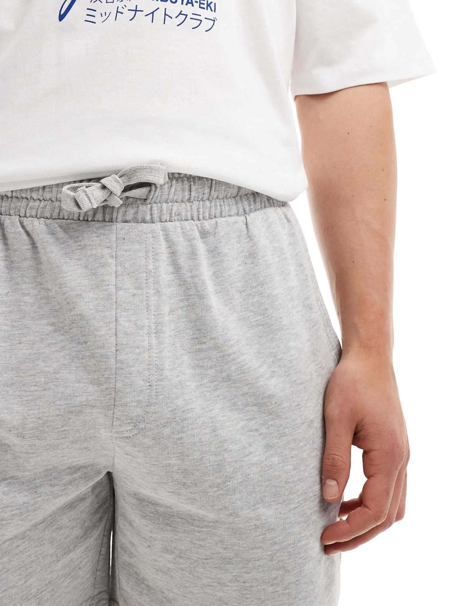 ONLY & SONS loose fit sweat short in grey melange - ASOS Sample Sale EU Store