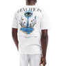 ONLY & SONS oversize t-shirt with devotion back print in white