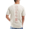 Camiseta de corte relajado ONLY & SONS con estampado de Japón en beige