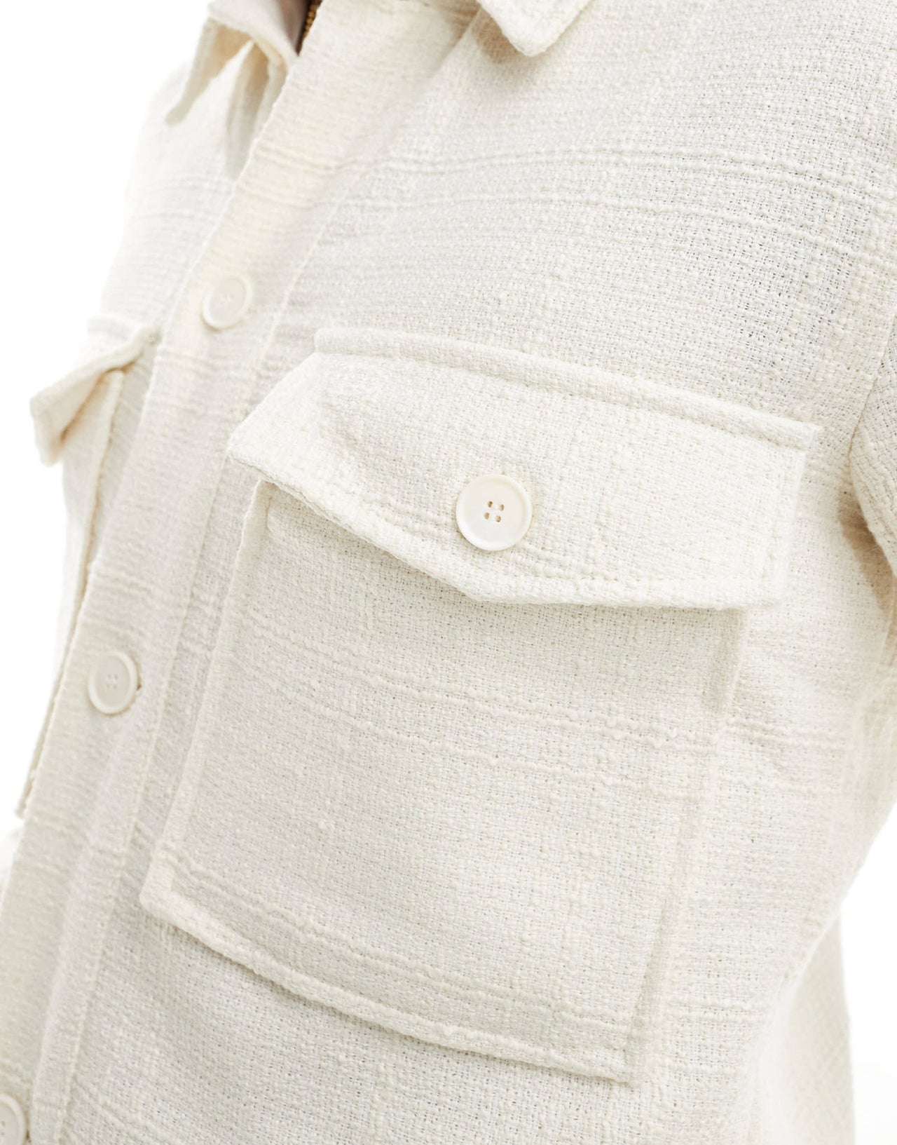 ONLY & SONS textured jacket in stone - ASOS Sample Sale EU Store