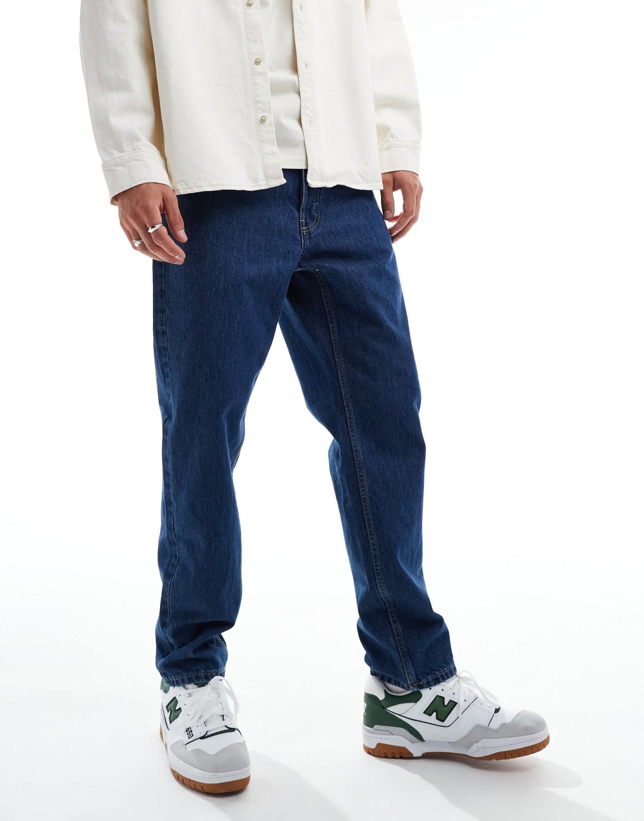 ONLY & SONS Tye loose tapered fit jeans in dark blue wash - ASOS Sample Sale EU Store