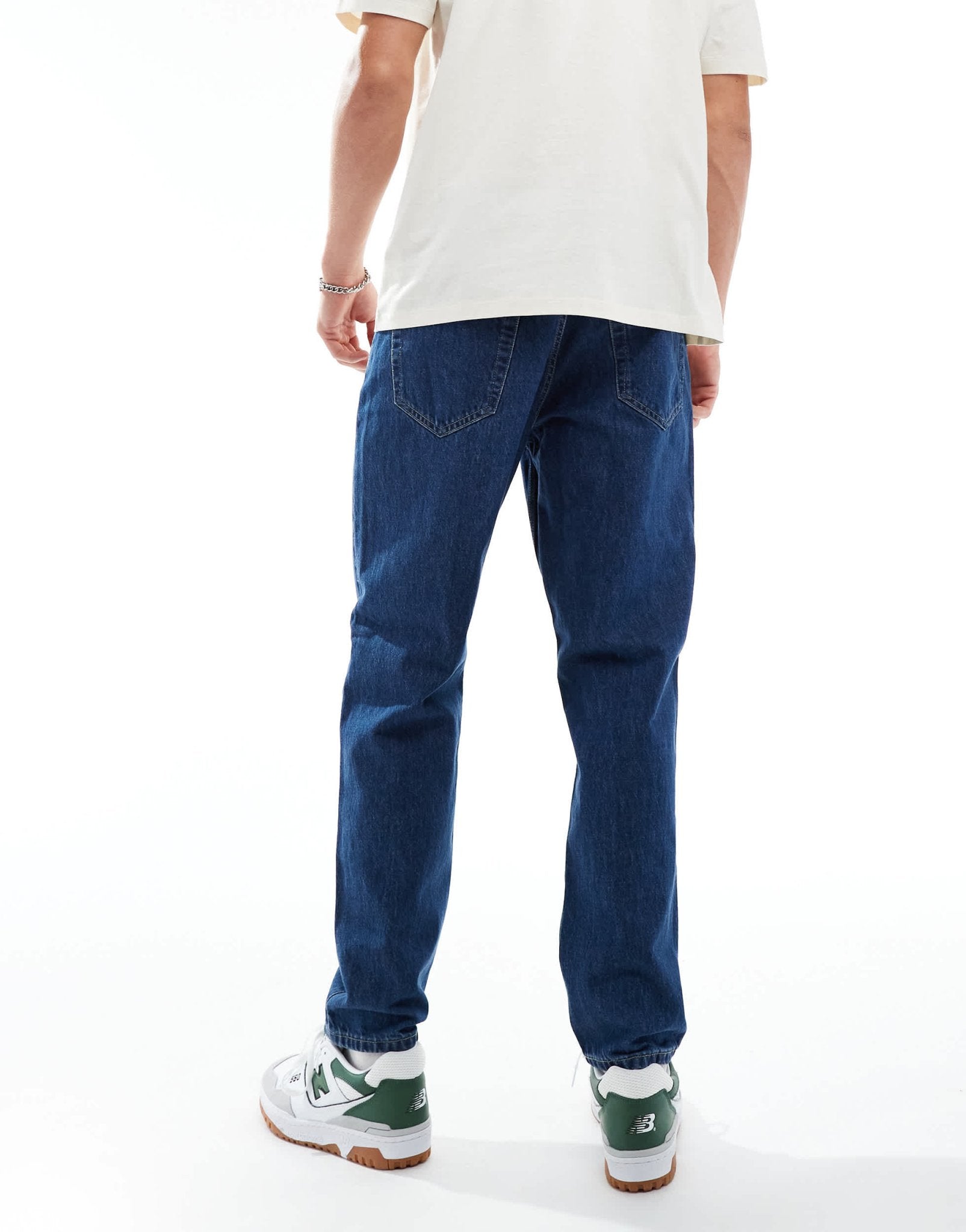 ONLY & SONS Tye loose tapered fit jeans in dark blue wash - ASOS Sample Sale EU Store