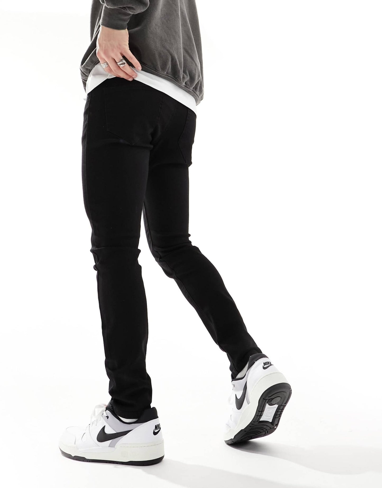 Only & Sons Warp skinny fit jeans in black - ASOS Sample Sale EU Store