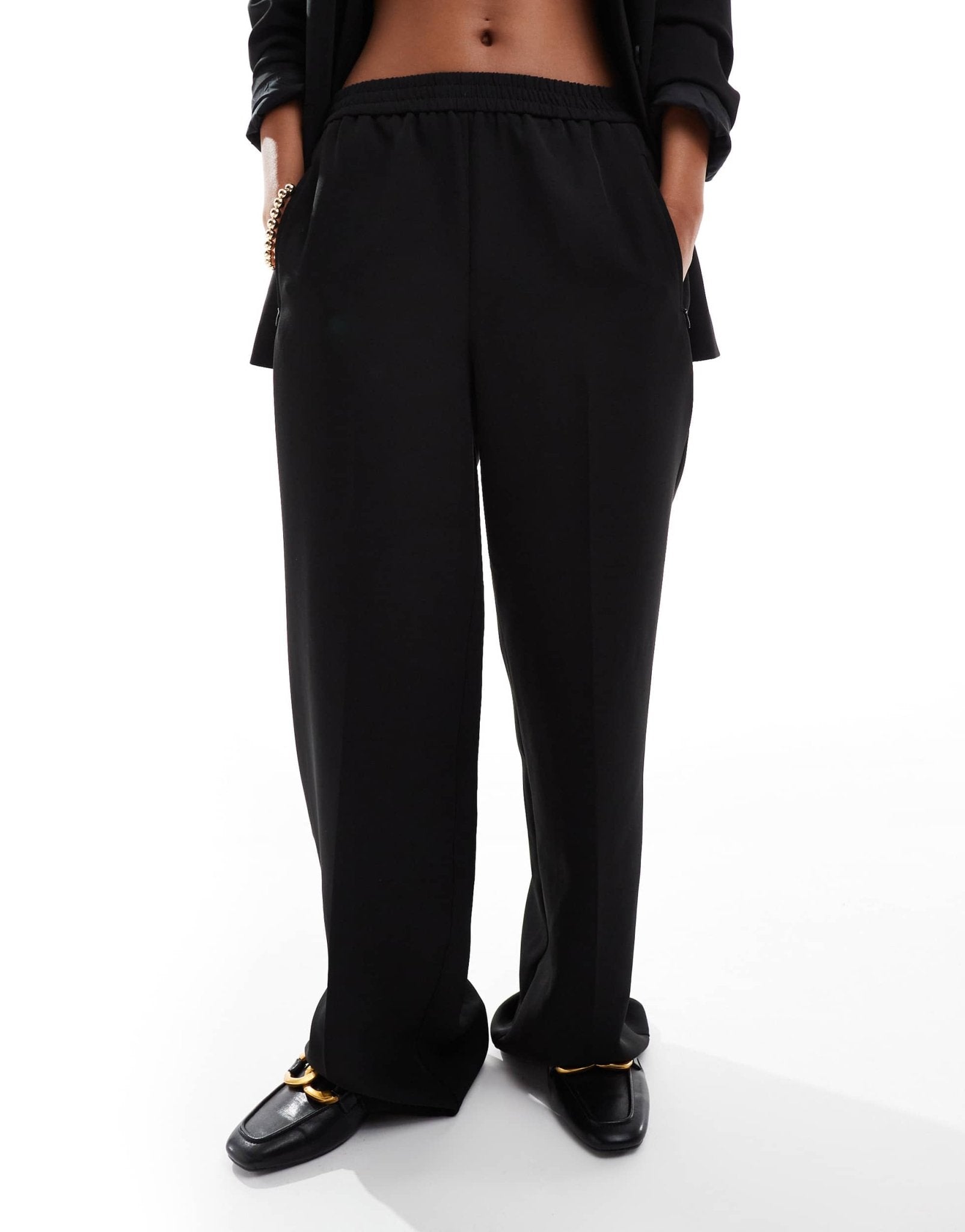 ONLY tailored straight trousers co - ord in black - ASOS Sample Sale EU Store