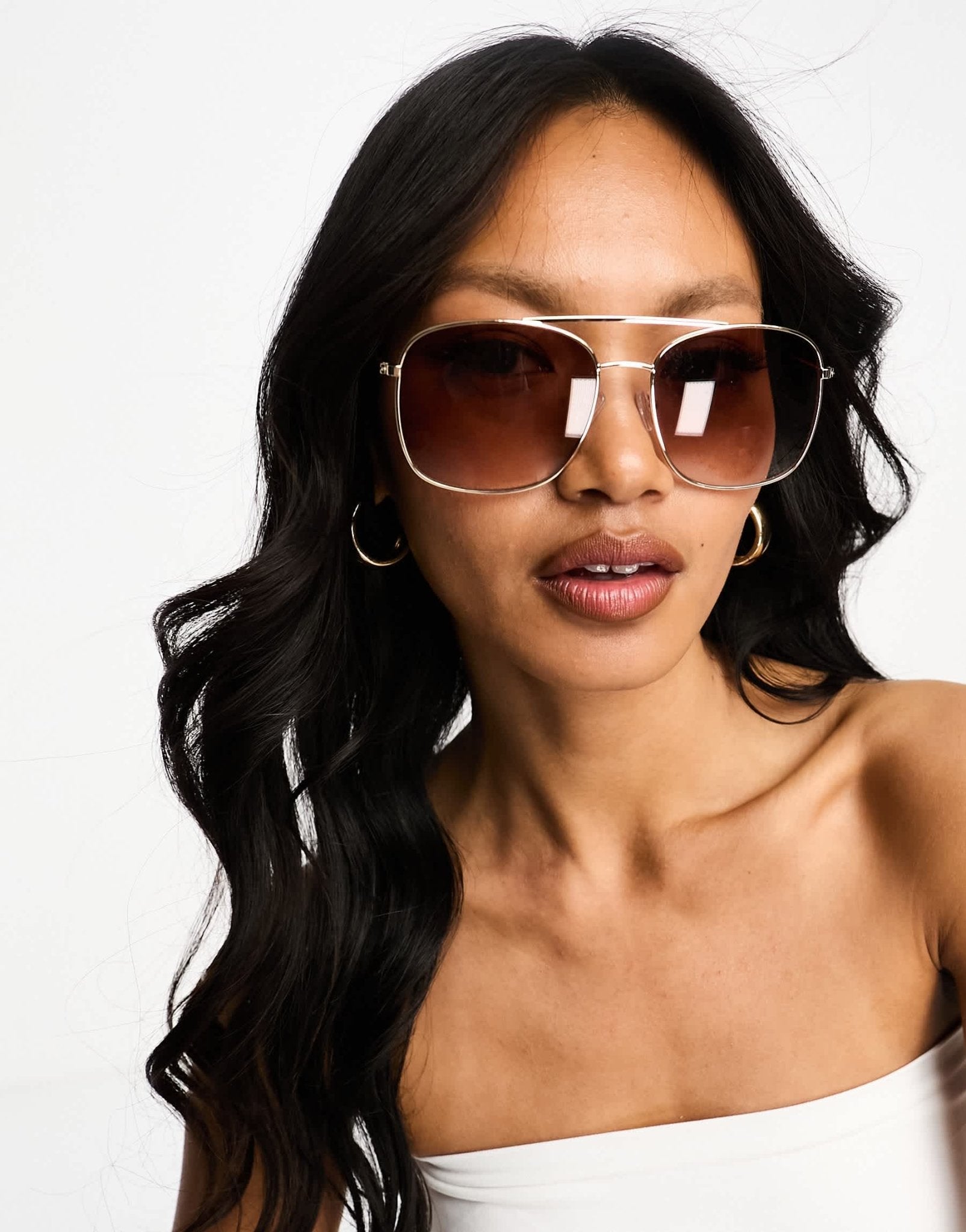 & Other Stories aviator sunglasses in gold - ASOS Sample Sale EU Store
