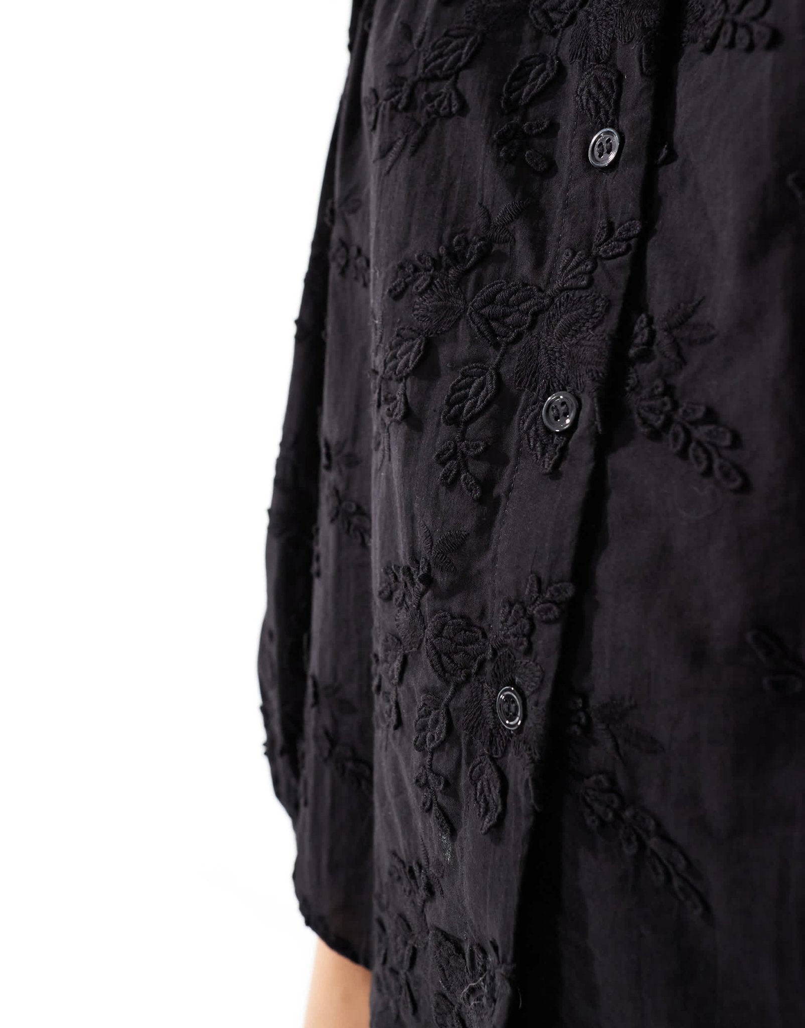 & Other Stories floral embroidered blouse in black - ASOS Sample Sale EU Store