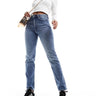 & Other Stories high waist slim leg jeans in river blue