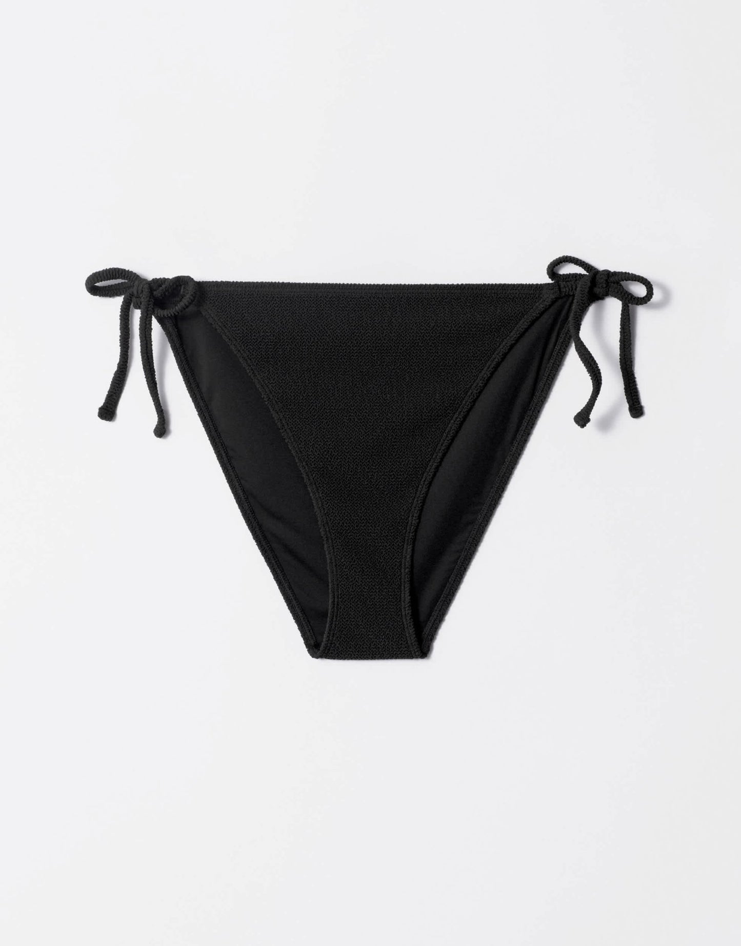 & Other Stories mix and match side tie bikini bottom in black - ASOS Sample Sale EU Store