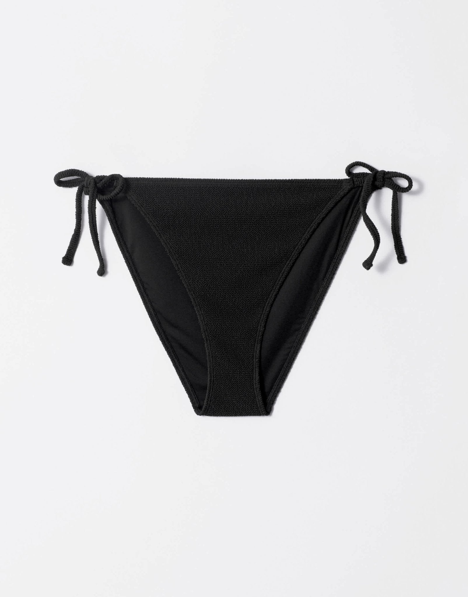 & Other Stories mix and match side tie bikini bottom in black - ASOS Sample Sale EU Store