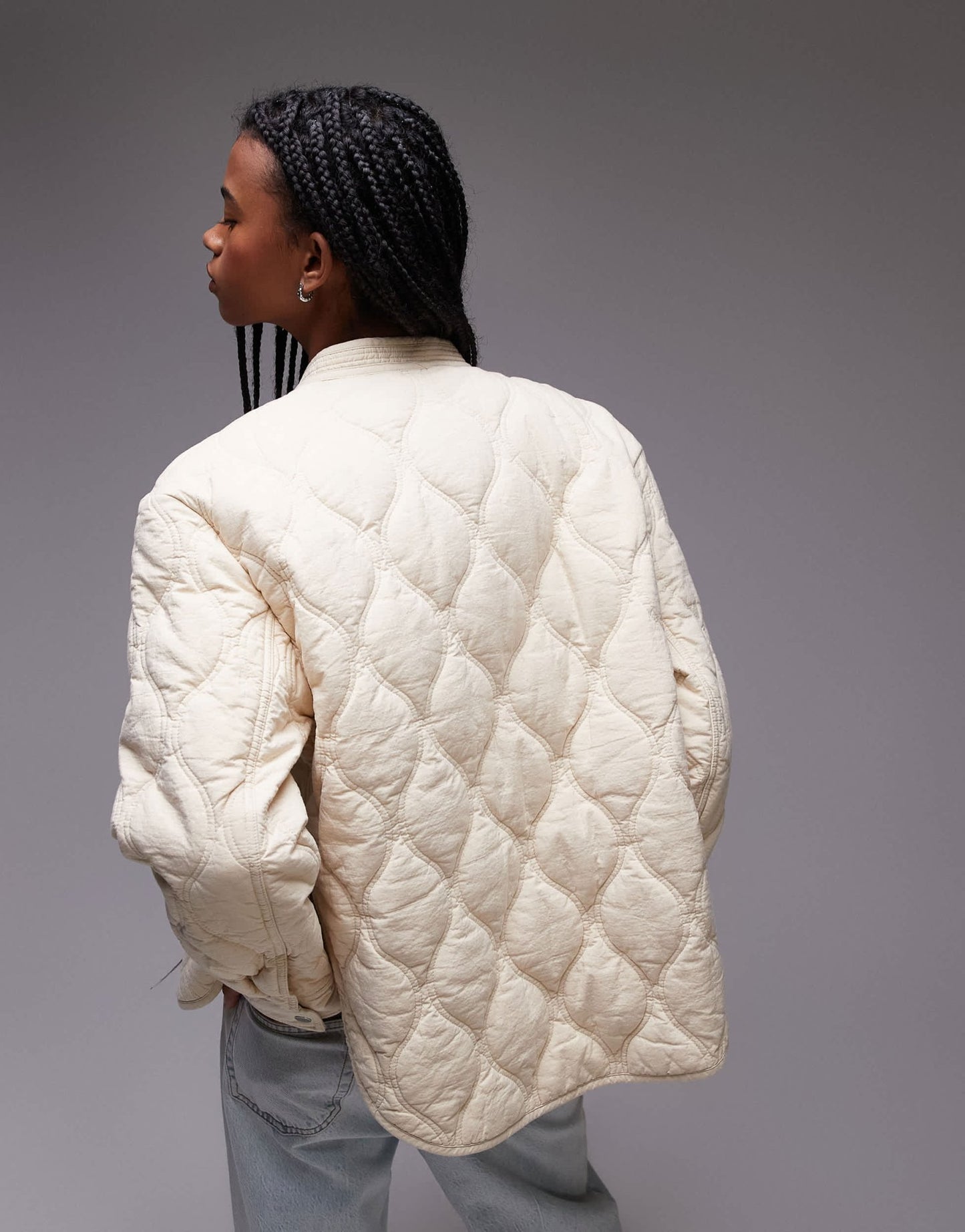 & Other Stories quilted jacket in beige - ASOS Sample Sale EU Store