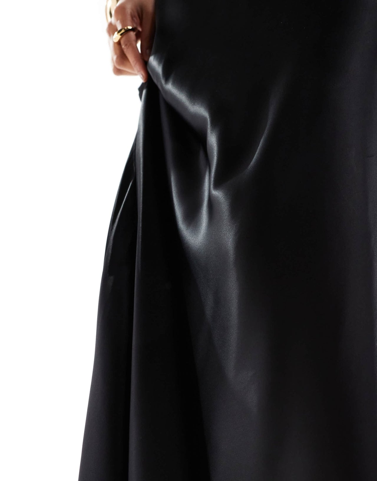 & Other Stories satin maxi skirt in black - ASOS Sample Sale EU Store
