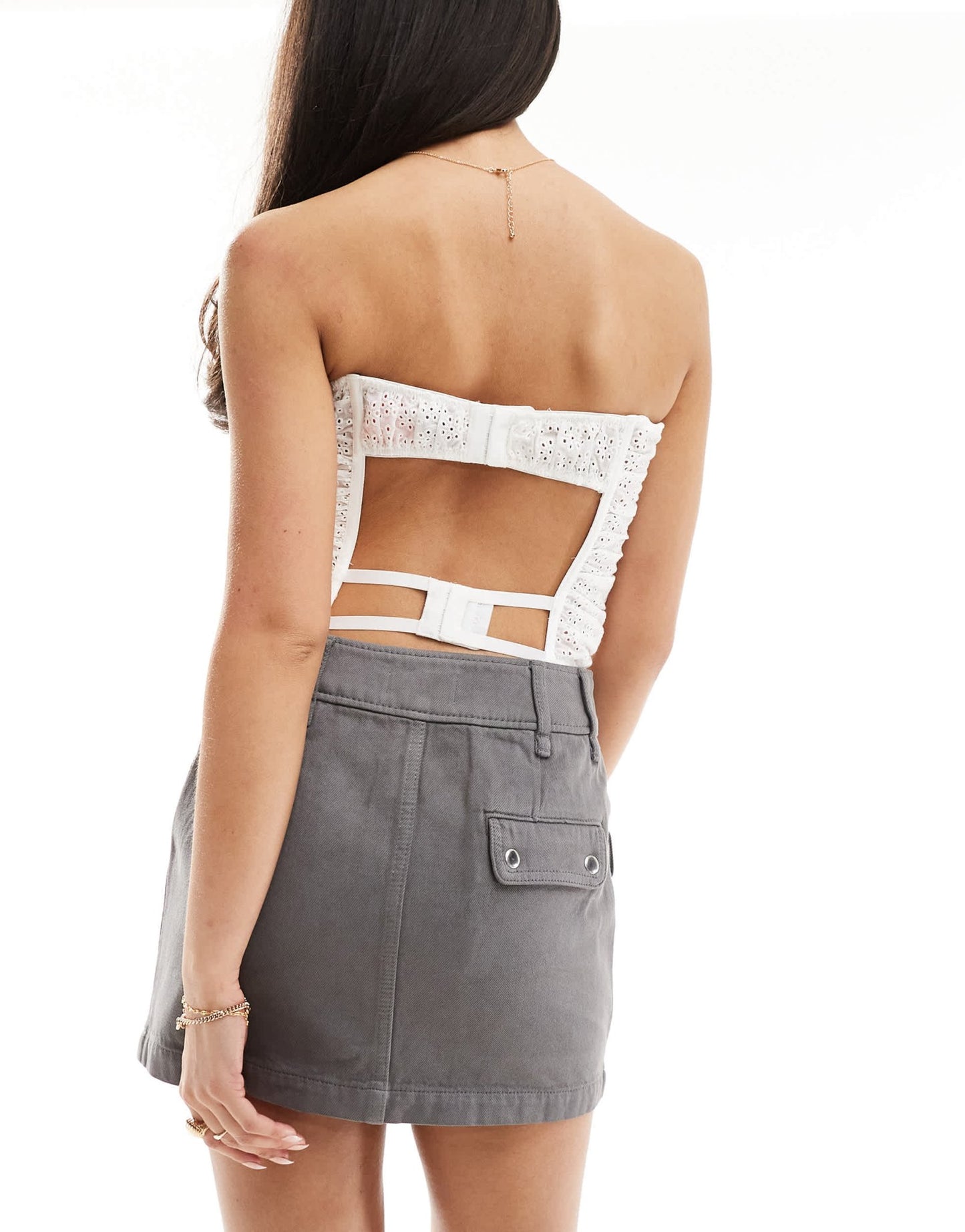 & Other Stories utility mini skirt in grey - ASOS Sample Sale EU Store