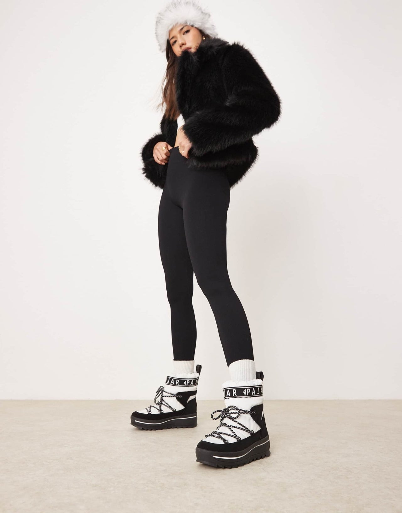 Pajar Galaxy snow boots in white - ASOS Sample Sale EU Store