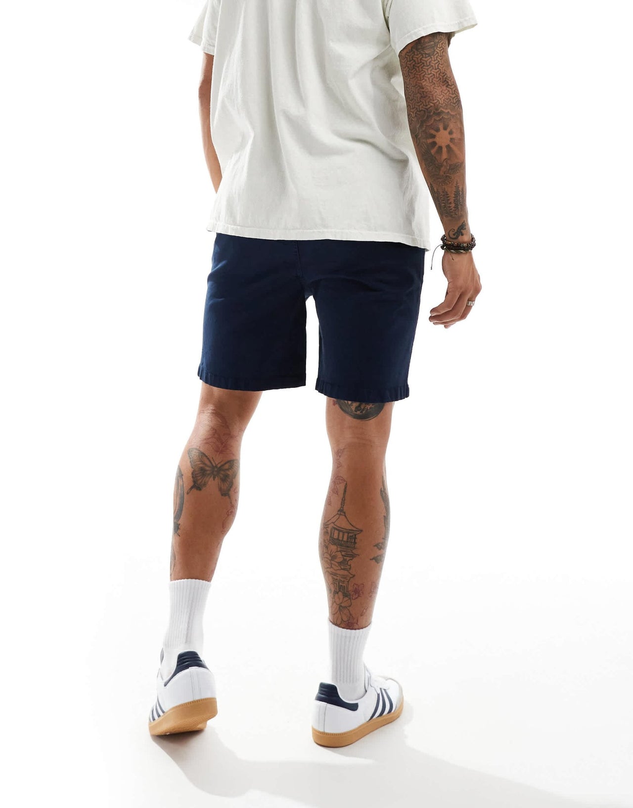 Parlez Blake relaxed shorts in navy - ASOS Sample Sale EU Store