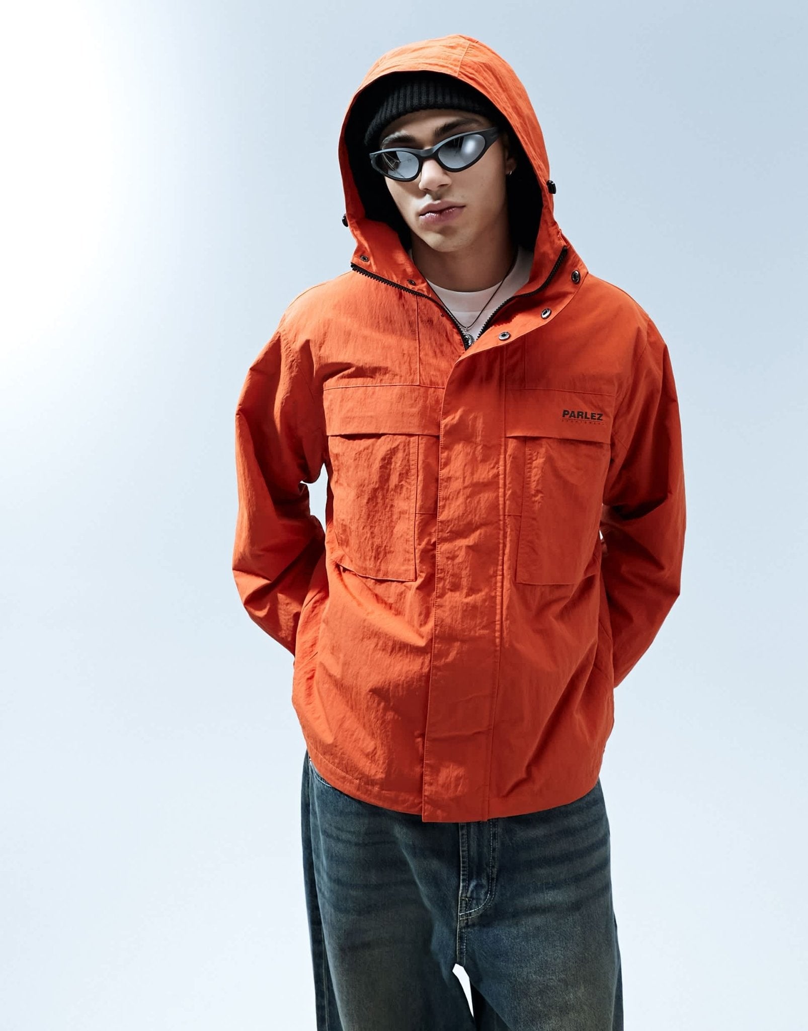 Parlez nylon rain jacket in burnt orange - ASOS Sample Sale EU Store