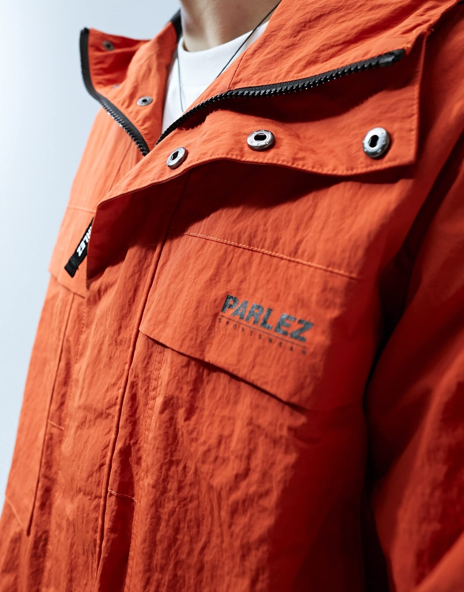 Parlez nylon rain jacket in burnt orange - ASOS Sample Sale EU Store