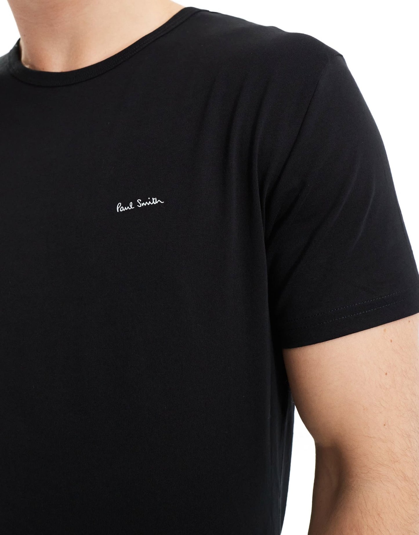 Paul Smith 3 pack loungewear t-shirts with logo in black - ASOS Sample Sale EU Store